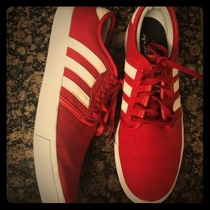 Men’s Adidas red seeley